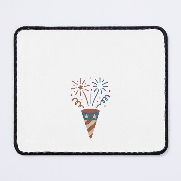 Item preview, Firework Cone Burst | Red White and Blue Celebration Graphic, Festive Fourth of July Art designed and sold by Vendeloc.