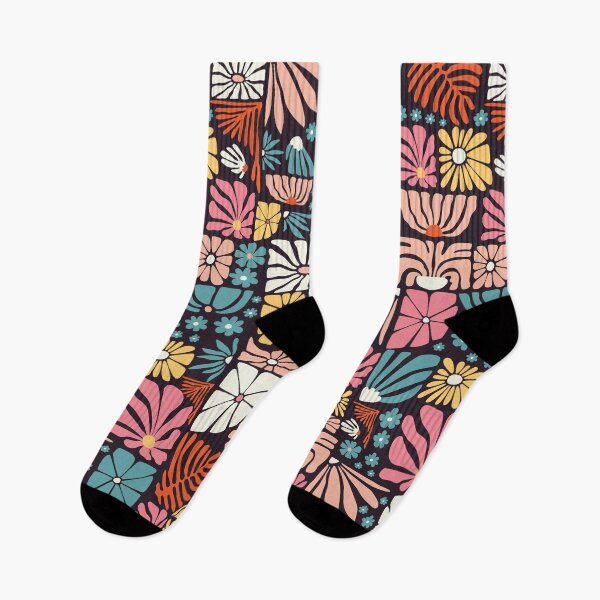 Item preview, Boho Abstract Wildflowers designed and sold by Windmill Wildflowers.