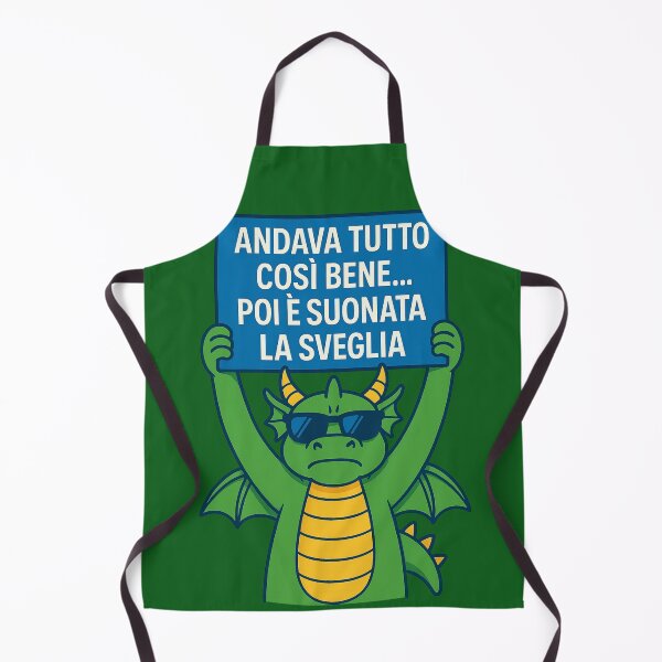 Item preview, Andava tutto così bene… – Drago ironico con cartello designed and sold by IroniaeCo.