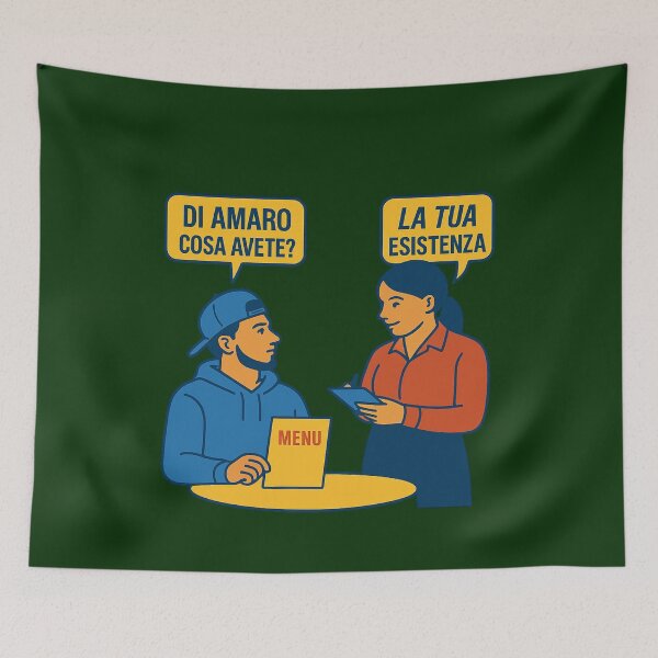 Item preview, DI AMARO COSA AVETE? – LA TUA ESISTENZA designed and sold by IroniaeCo.