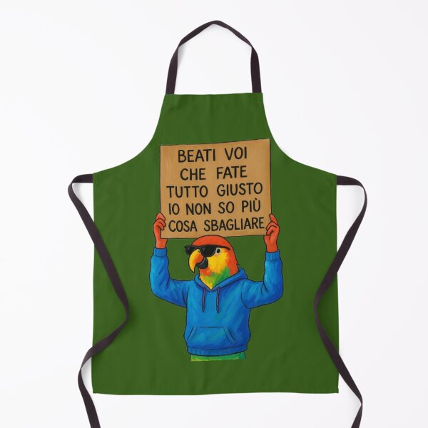 Item preview, Pappagallo Ironico – Beati voi che fate tutto giusto designed and sold by IroniaeCo.