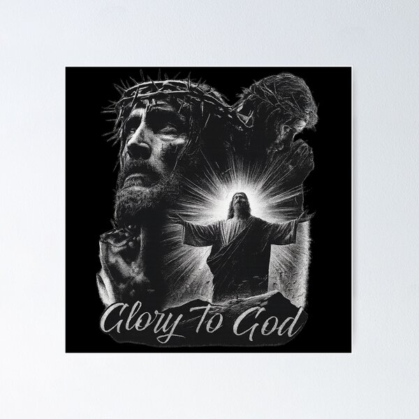Item preview, GLORY TO GOD JESUS designed and sold by RelentlessXO.
