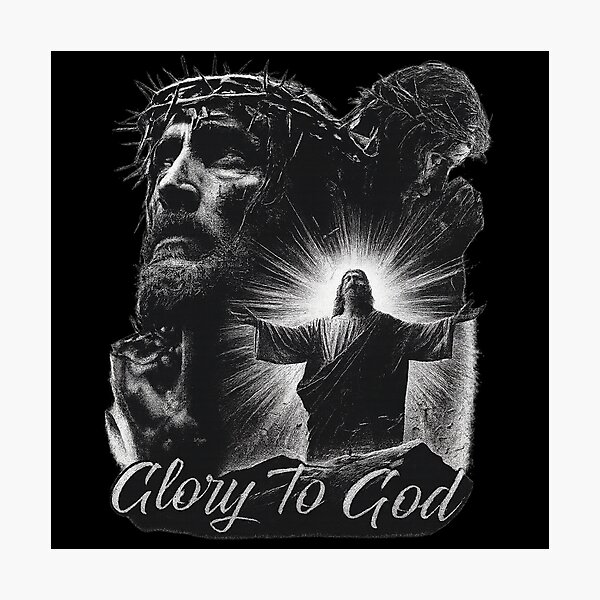 Item preview, GLORY TO GOD JESUS designed and sold by RelentlessXO.