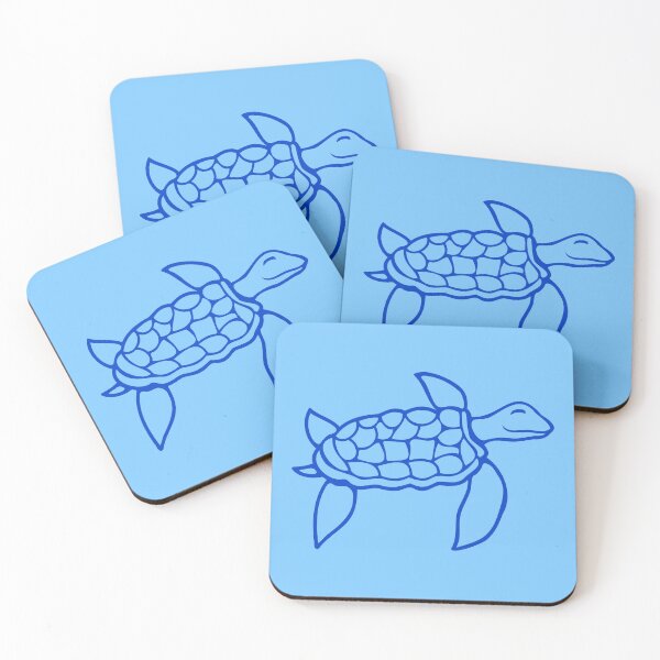 Item preview, Water Turtle swimms happy smiles cute comic cartoon designed and sold by shirt-o-mat.