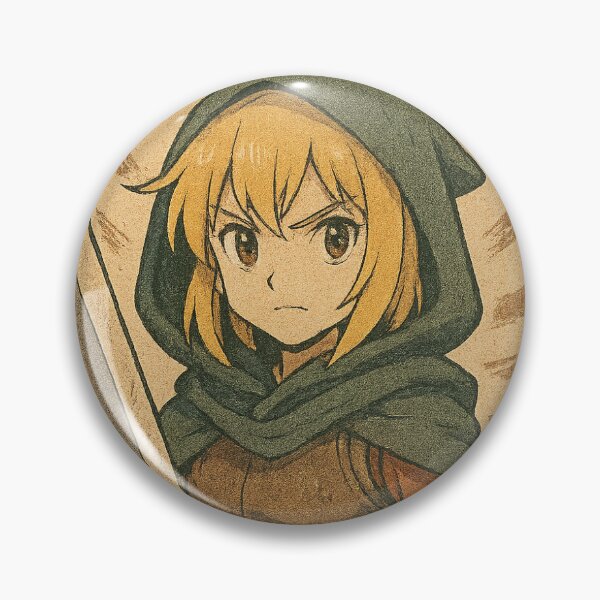 Item preview, Blade and Shield | Anime Girl Knight with Sword and Shield, Retro Fantasy Warrior Art   designed and sold by Vendeloc.