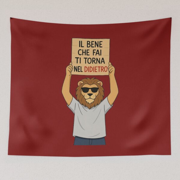 Item preview, Il bene che fai… ti torna nel didietro – Frase ironica designed and sold by IroniaeCo.