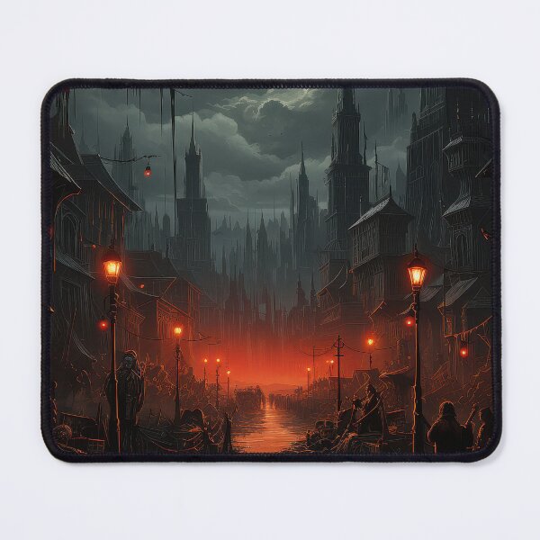 Item preview, A battle worn retro futuristic city street designed and sold by DSAHART.