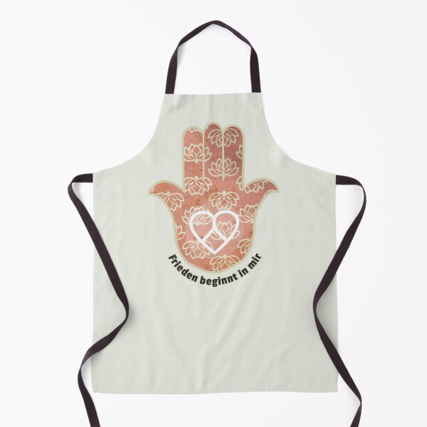 Item preview, Frieden beginnt in mir - Hamsa Herzfrieden | Blumendesign & Innere Harmonie designed and sold by aluzia.design.