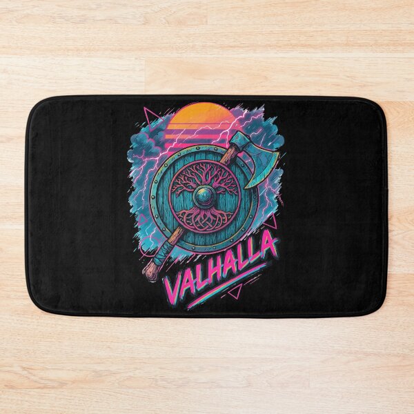 Item preview, Viking Valhalla Norse Retro Vaporwave designed and sold by TomFrontierArt.