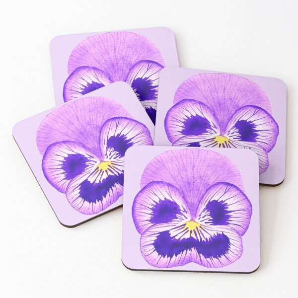 Item preview, Hand painted with watercolor - violet flower. designed and sold by Greitas.
