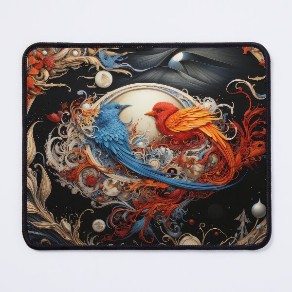 Item preview, An abstract 3 dimensional Yin Yang of 2 birds designed and sold by DSAHART.