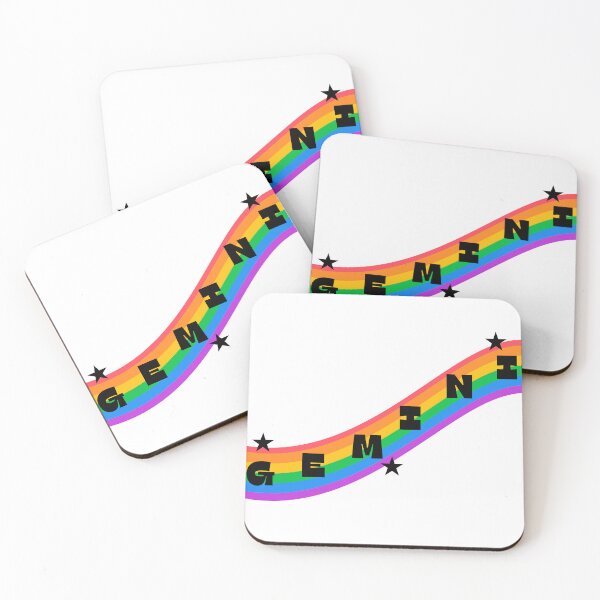 Item preview, Gemini Pride Rainbow Zodiac Design | LGBTQ+ Astrology designed and sold by Midnight789.