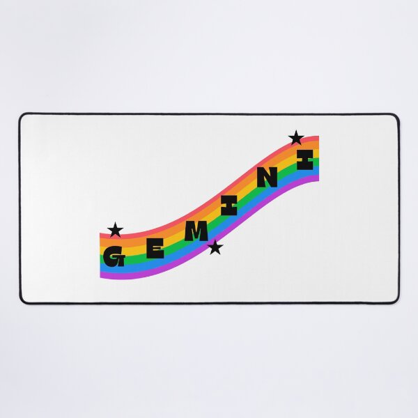 Item preview, Gemini Pride Rainbow Zodiac Design | LGBTQ+ Astrology designed and sold by Midnight789.