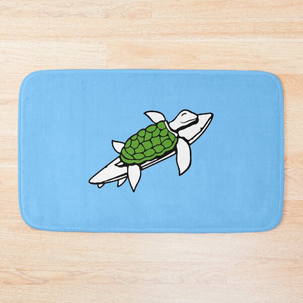 Item preview, Water Turtle Surfer surfing fun hobby sport waves chill relax designed and sold by shirt-o-mat.
