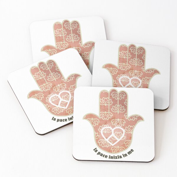 Item preview, La Pace Inizia in Me - Hamsa Cuore Pace | Floral Design & Interior Armonia designed and sold by aluzia.design.