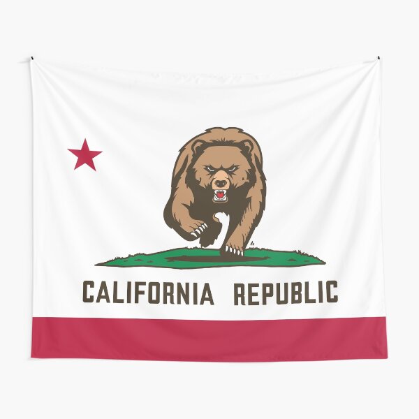 Item preview, Golden State of Warning (variante du drapeau) designed and sold by GeekFilter.