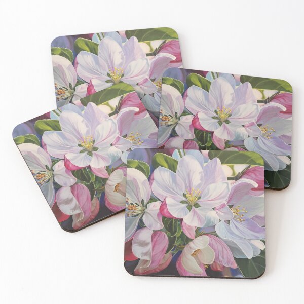 Item preview, Expansion - Dramatic apple blossom painting designed and sold by Emily Bickell.