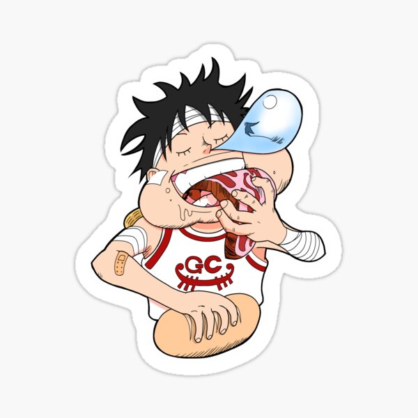 Item preview, Snack Time - LUFFY designed and sold by DekuthArtist.