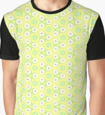 vector green yellow apples seamless colorful repeat pattern Graphic T-Shirt