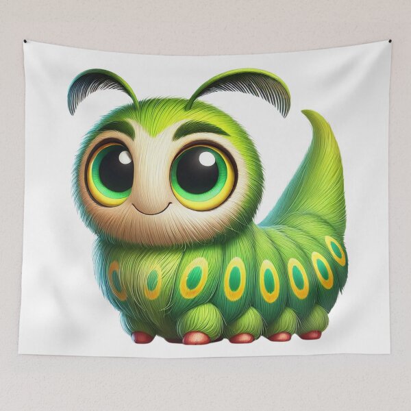 Item preview, Adorable Luna Moth Caterpillar designed and sold by Sillytoe.