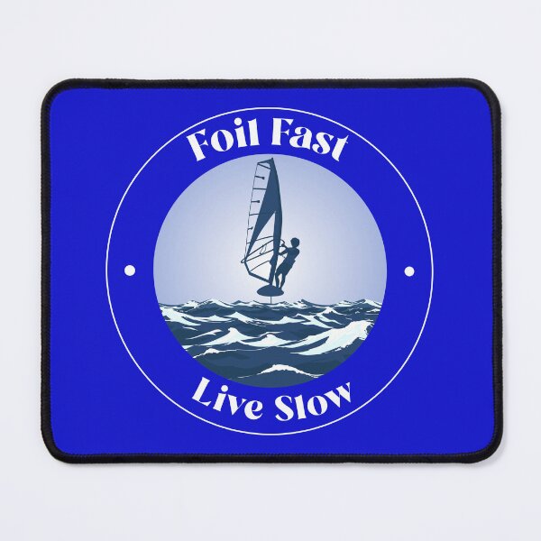 Item preview, Foil Fast - Live Slow - Windfoiler for dark apparel designed and sold by Wind Meets Foil Tees.