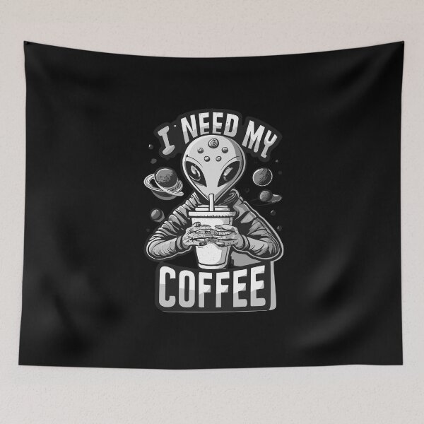 Item preview, Alien Barista designed and sold by SeasonXpress.