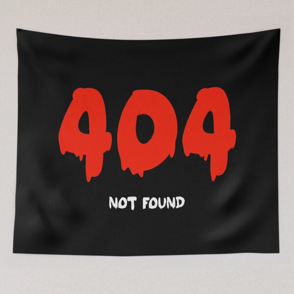 Item preview, 404 NOT FOUND, Unique designed and sold by villacreativa.