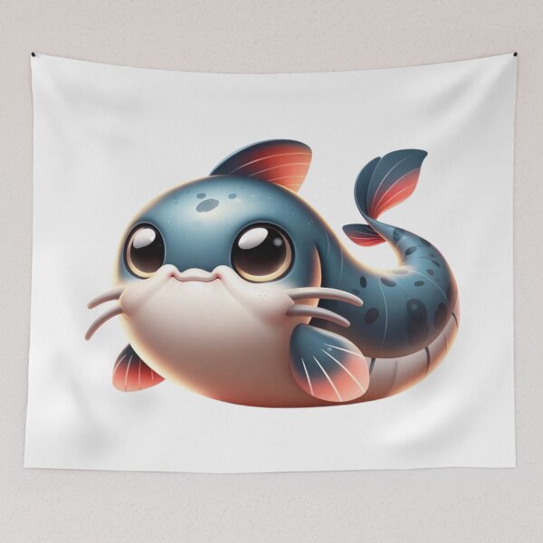 Item preview, Adorable Mekong Giant Catfish designed and sold by Sillytoe.