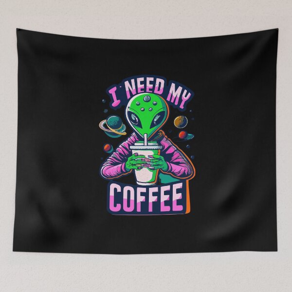 Item preview, Alien Barista designed and sold by SeasonXpress.
