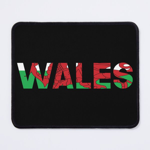 Item preview, Wales Text in Flag Colours designed and sold by SJB8Art.