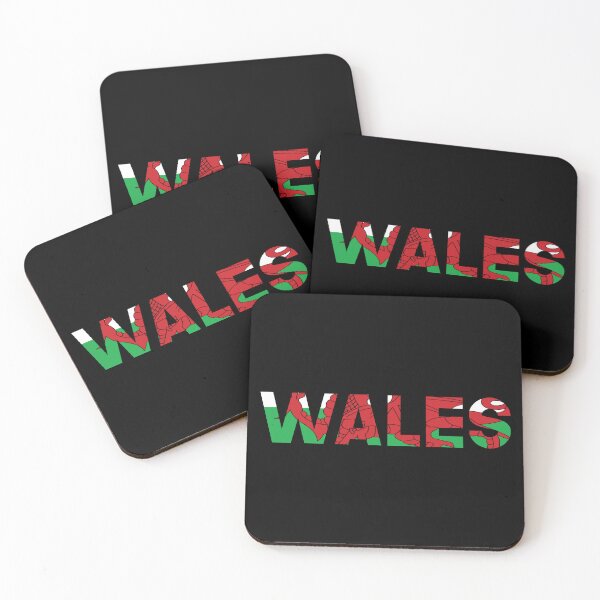 Item preview, Wales Text in Flag Colours designed and sold by SJB8Art.