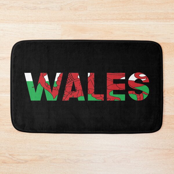 Item preview, Wales Text in Flag Colours designed and sold by SJB8Art.