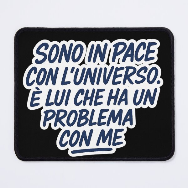 Item preview, Sono in Pace con l’Universo – Frase Ironica in Stile Graffiti designed and sold by IroniaeCo.