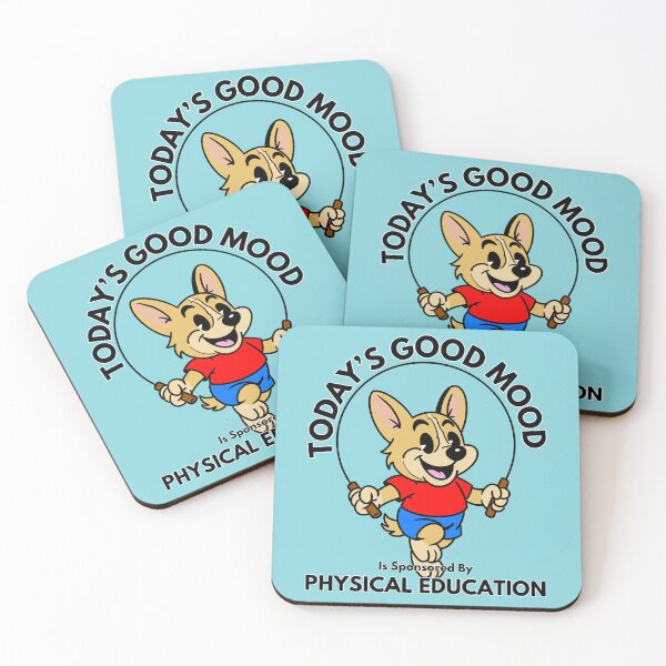 Item preview, Today’s Good Mood Is Sponsored by Physical Education  designed and sold by Kate Miller Illustrator.