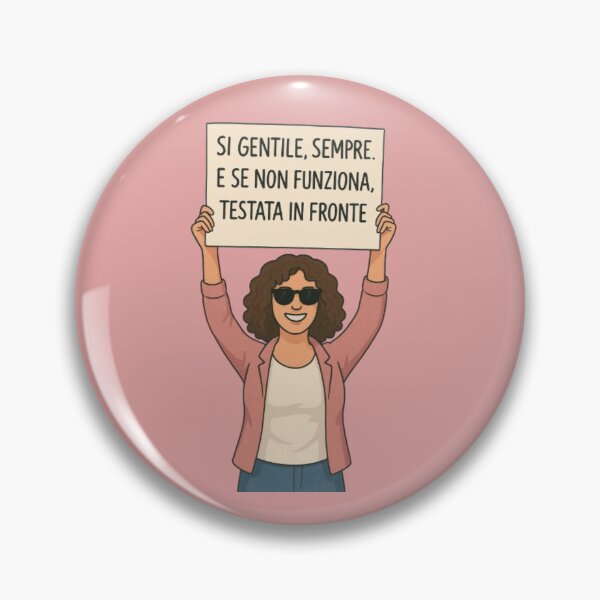 Item preview, Sii gentile. O testata in fronte – Manifesto ironico designed and sold by IroniaeCo.