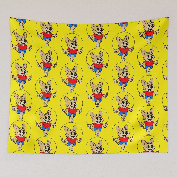 Item preview, Good Mood Jump Roping Dog designed and sold by Kate Miller Illustrator.