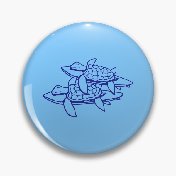 Item preview, 2 Water Turtle Surfer surfing fun hobby sport waves chill relax designed and sold by shirt-o-mat.