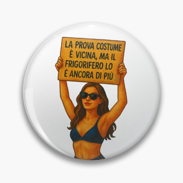 Item preview, La prova costume? Il frigo è più vicino designed and sold by IroniaeCo.