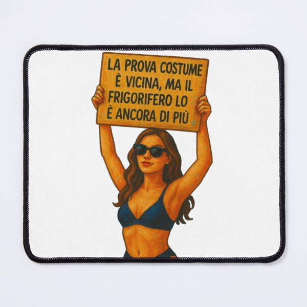 Item preview, La prova costume? Il frigo è più vicino designed and sold by IroniaeCo.