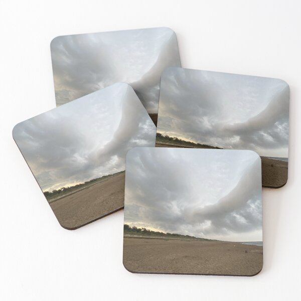 Item preview, Feeder Clouds leading to Super Cell, Storm, Skegness Beach, Lincolnshire, UK designed and sold by Kate Anderson Art.