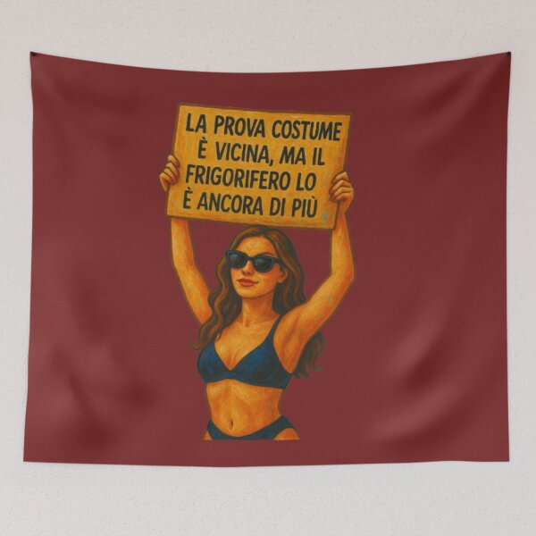 Item preview, La prova costume? Il frigo è più vicino designed and sold by IroniaeCo.