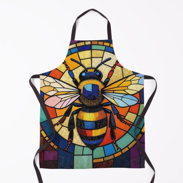 Item preview, Divine Bee – Ornamental Byzantine Insect Design;Byzantine Bee – Sacred Nature in Icon Art Style" designed and sold by TeutaDesings.