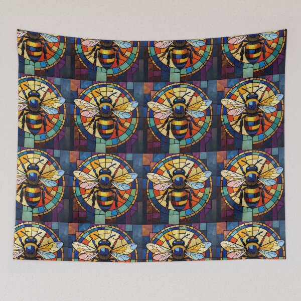 Item preview, Divine Bee – Ornamental Byzantine Insect Design;Byzantine Bee – Sacred Nature in Icon Art Style" designed and sold by TeutaDesings.