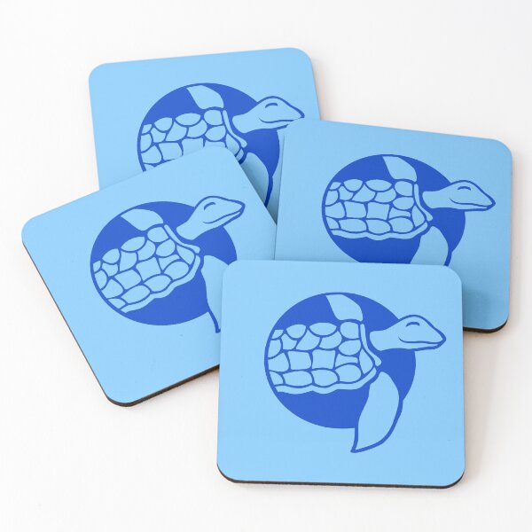 Item preview, Water Turtle swimms happy smiles cute comic cartoon designed and sold by shirt-o-mat.