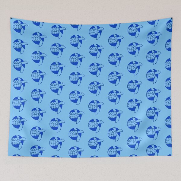 Item preview, Water Turtle swimms happy smiles cute comic cartoon designed and sold by shirt-o-mat.