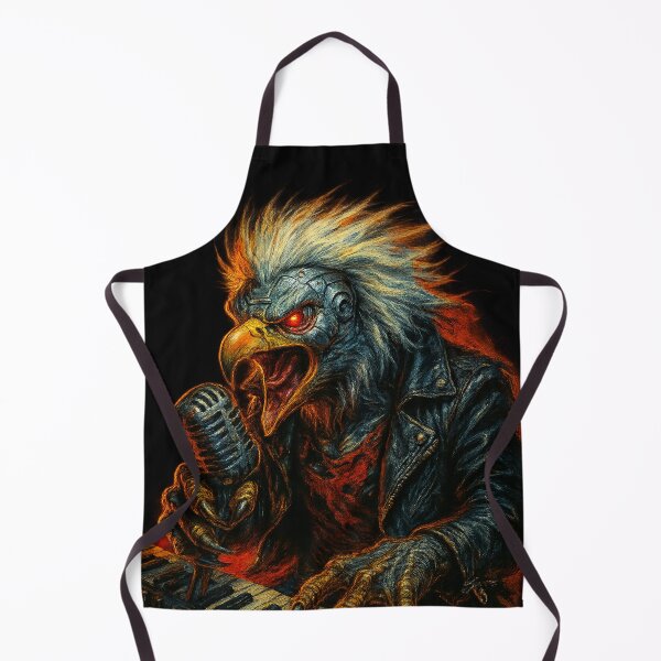 Item preview, Heavy-Metal Eagle playing a Keyboard designed and sold by RebelBeastCreations.