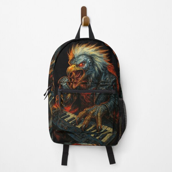 Item preview, Heavy-Metal Eagle playing a Keyboard designed and sold by RebelBeastCreations.
