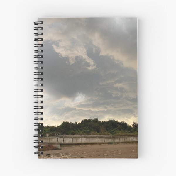 Item preview, Feeder Clouds leading to Super Cell, Storm, Skegness Beach, Lincolnshire, UK designed and sold by Kate Anderson Art.