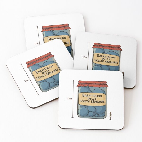 Item preview, Barattolino delle Scelte Sbagliate – Illustrazione Ironica Colorata designed and sold by IroniaeCo.