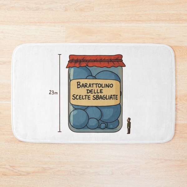 Item preview, Barattolino delle Scelte Sbagliate – Illustrazione Ironica Colorata designed and sold by IroniaeCo.